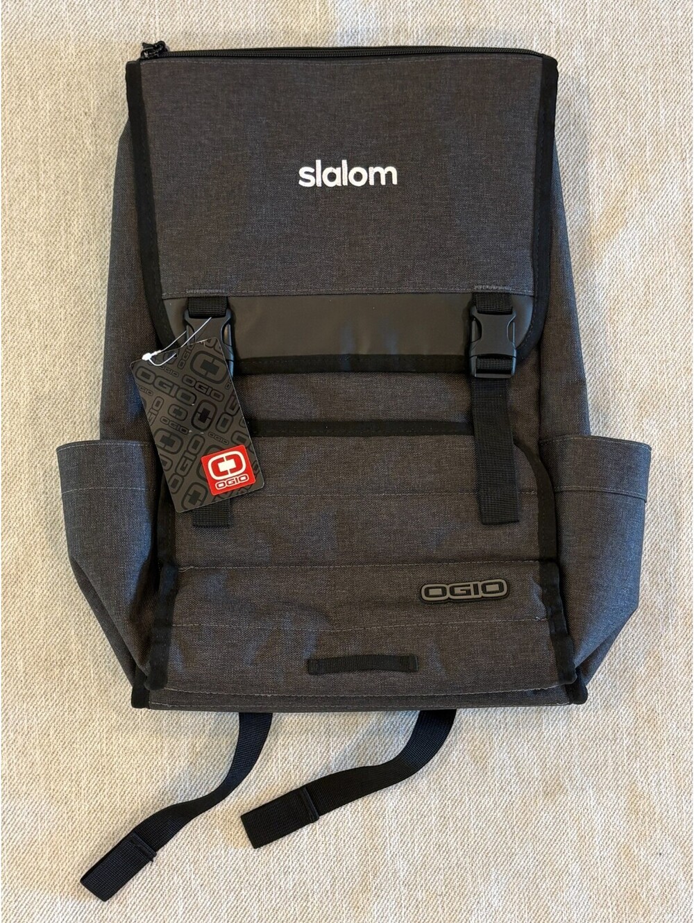 NWT OGIO Apex Rucksack 411090 Laptop Backpack Heather Gray Slalom Corporate